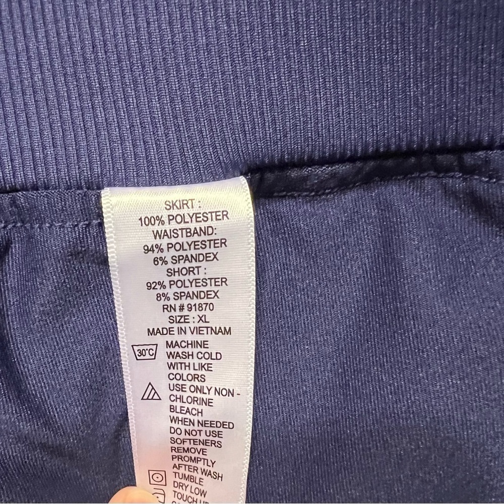 Cypress Club Skort Women’s Size XL Multiple Blue Tones - Picture 5 of 7